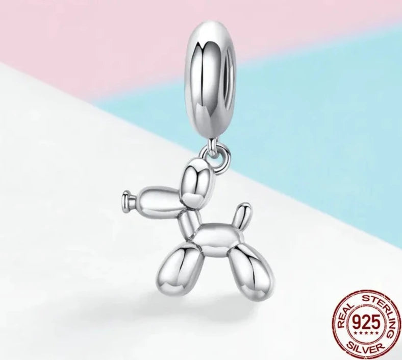 Small Ballon dog charm