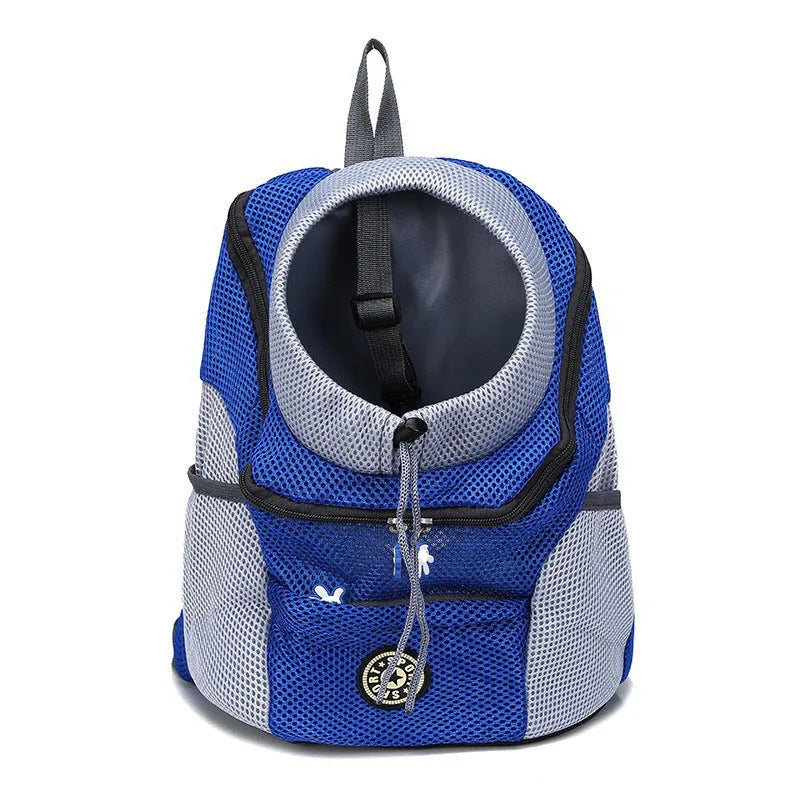 Dog Backpack Carrier Blue