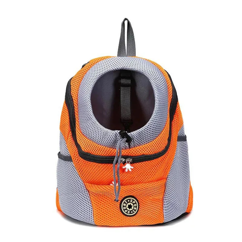 Dog Backpack Carrier Orange