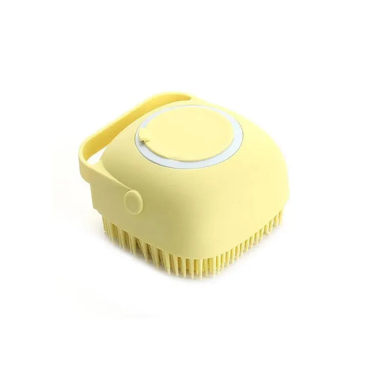 Dog Bath Brush yellow