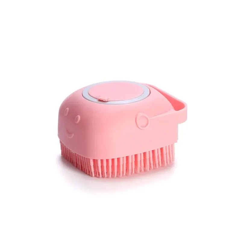 Dog Bath Brush pink