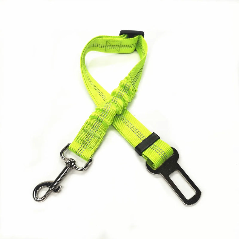 Green Dog Seat Belt