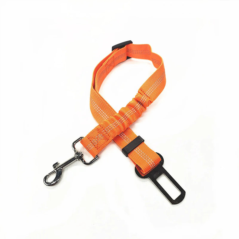 Orange Dog Seat Belt 