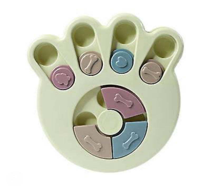 Green Innovative Dog Puzzle Feeder