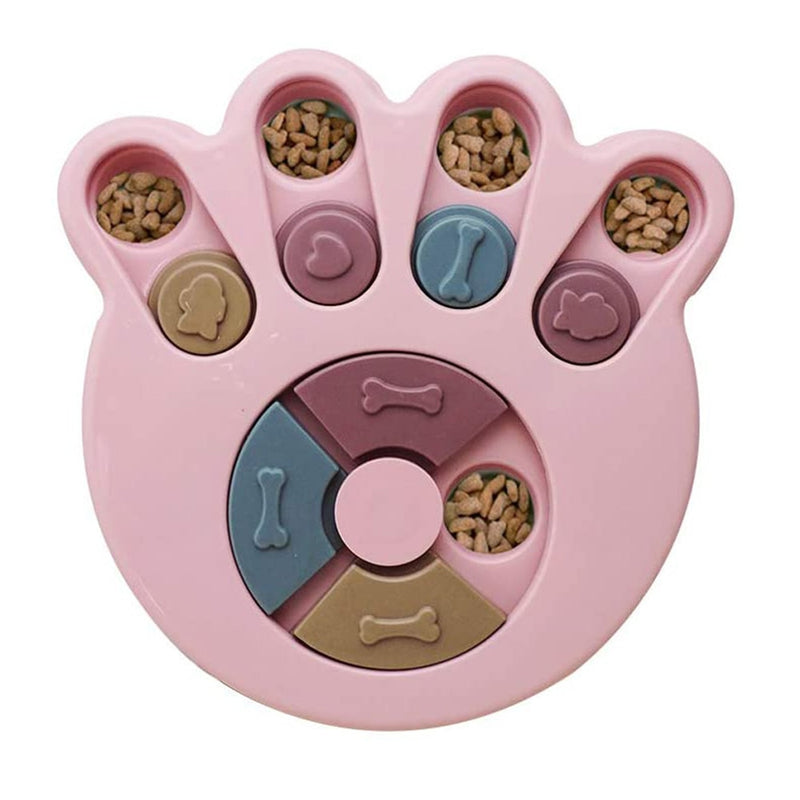 Pink innovative Dog Puzzle Feeder