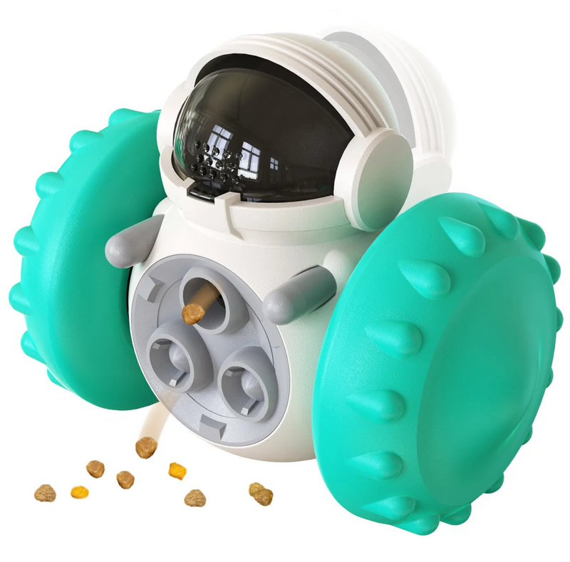 Green Interactive Dog Treat Dispenser