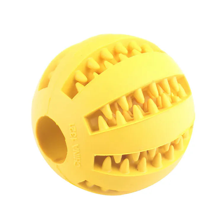 Interactive Rubber Treat Ball for dogs