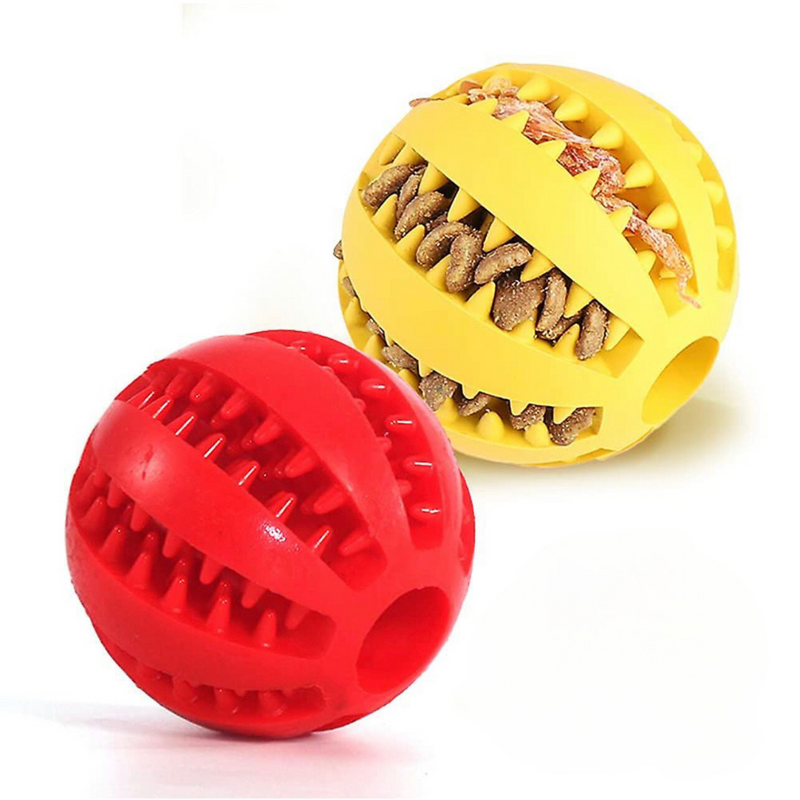 Interactive Rubber Treat Ball for dogs