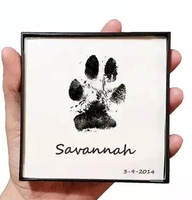 Paw print ink pad 