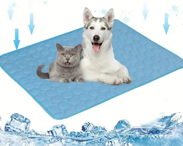 Dog cooling mat helps your dog to keep away from the heat during high temperatures. 