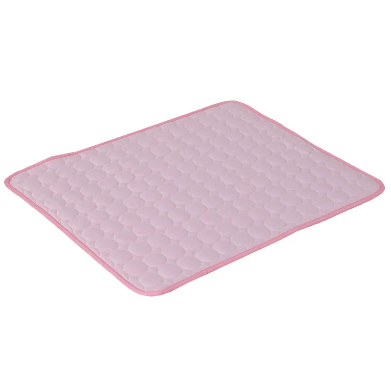 Dog cooling mat pink helps your dog to keep away from the heat during high temperatures. 