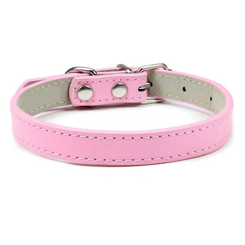 Adjustable Pet Collar light pink - Tail Vibes