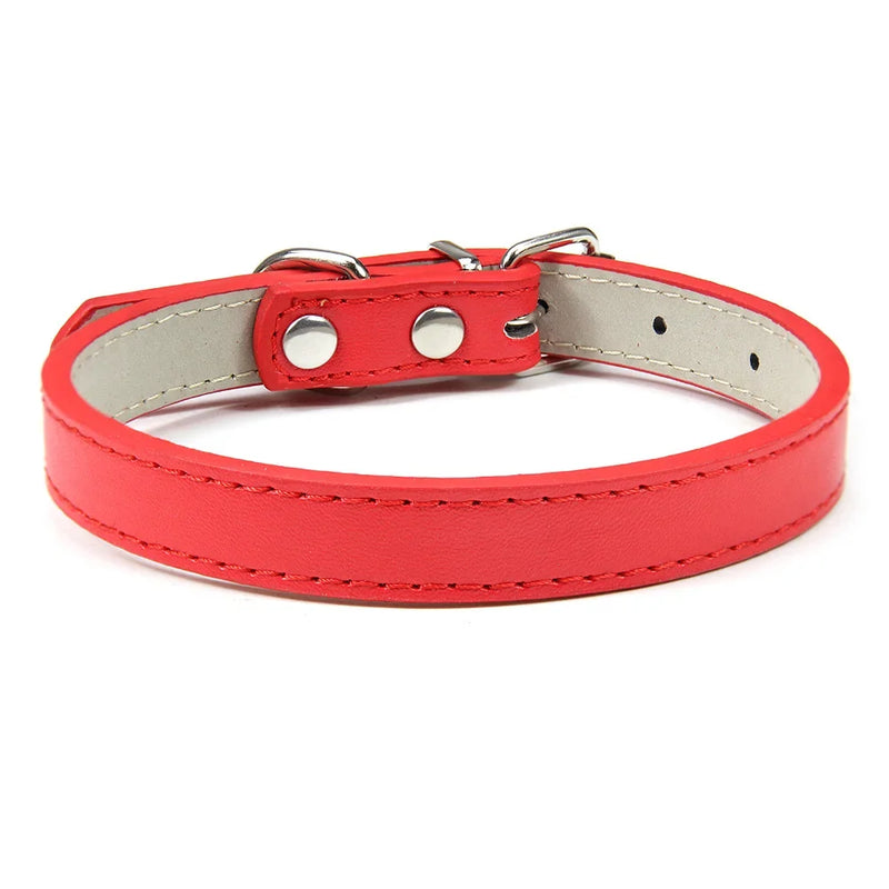 Adjustable Pet Collar red - Tail Vibes