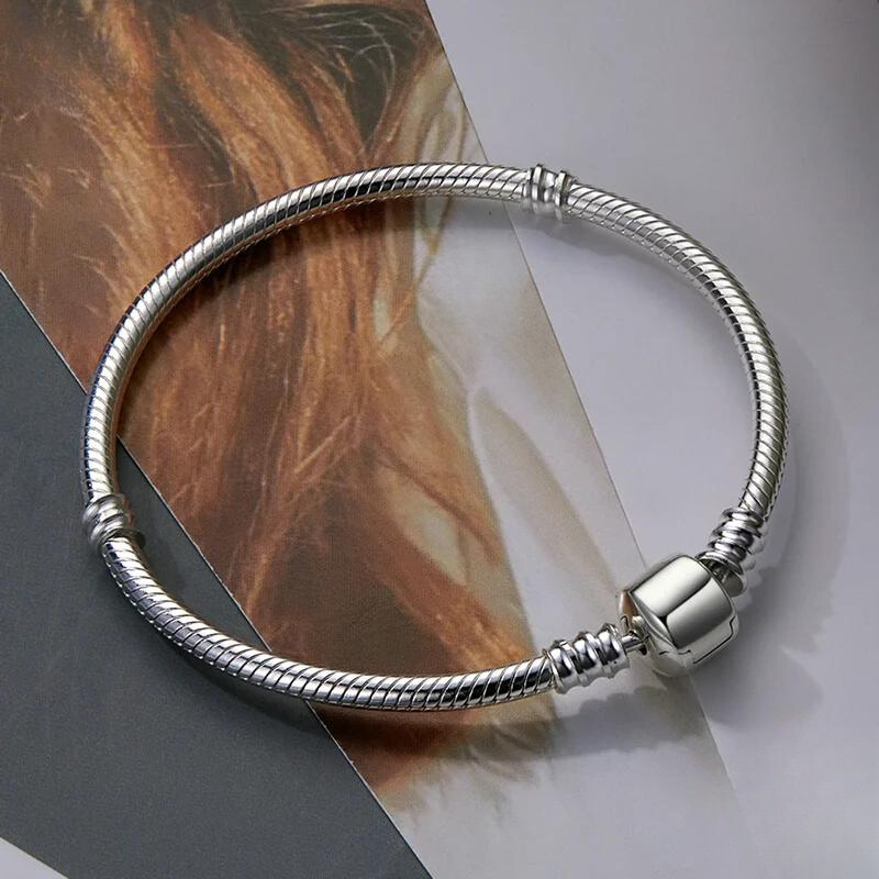 A silver bracelet 