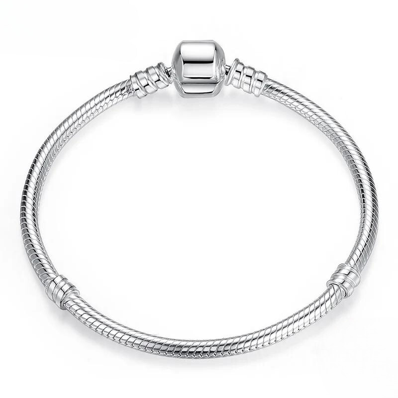 A silver bracelet 