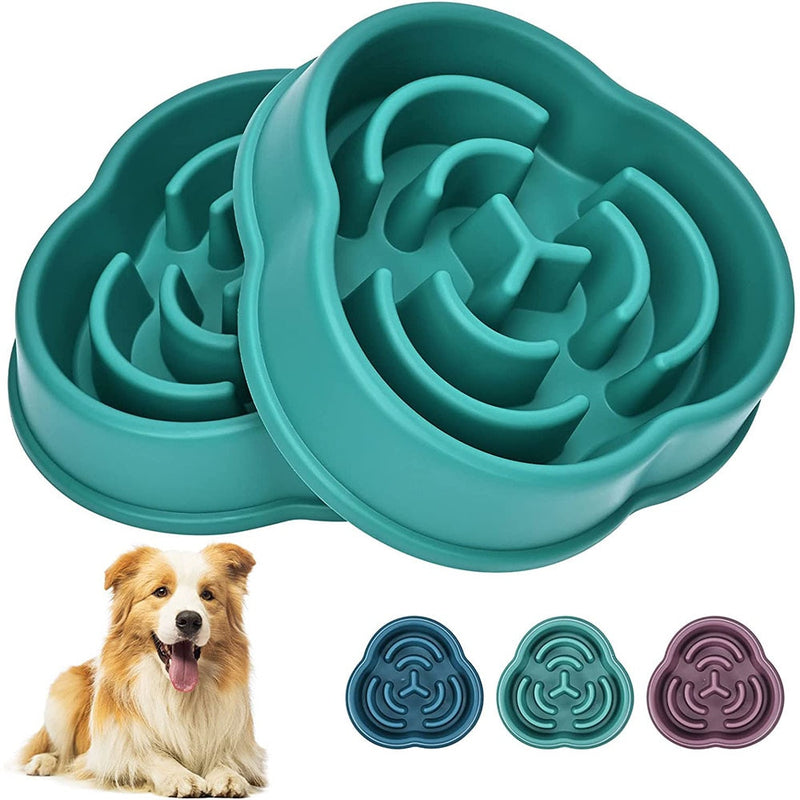 Slow feeder bowl will help your dog to eat every meal slowly.